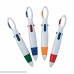 Carabiner Shuttle Pens 12 Pack Each 5 1 2 Pen Includes 4 Retractable Color Choices. B0753RCHTR